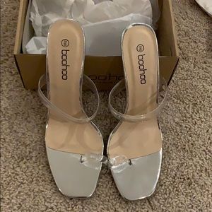 Brand new clear heels
